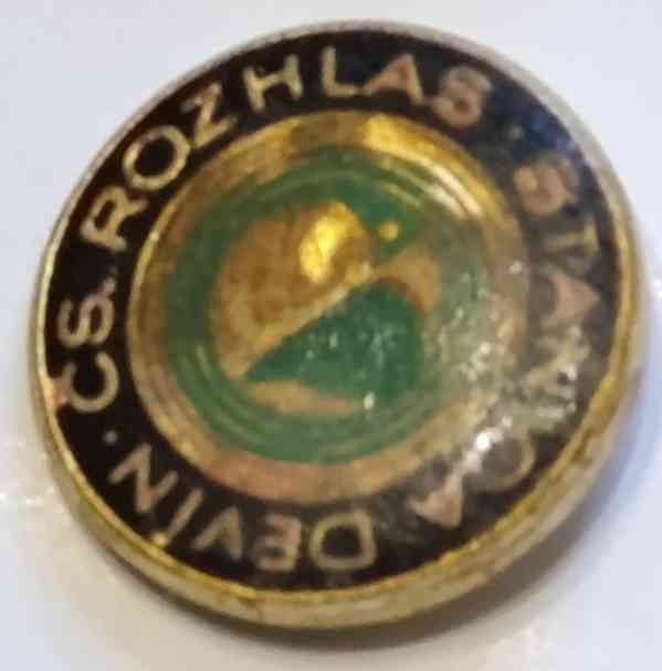 Sada 3 sběratelských odznaků Čs. Rozhlas Stanica Devín - foto 4