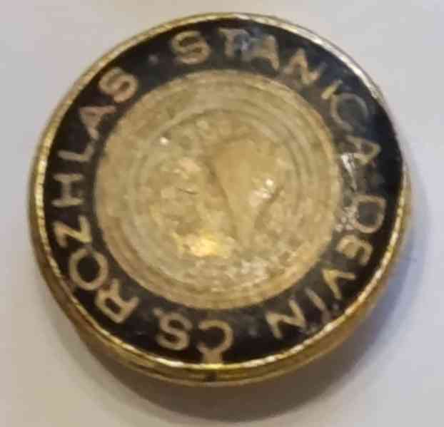 Sada 3 sběratelských odznaků Čs. Rozhlas Stanica Devín - foto 3