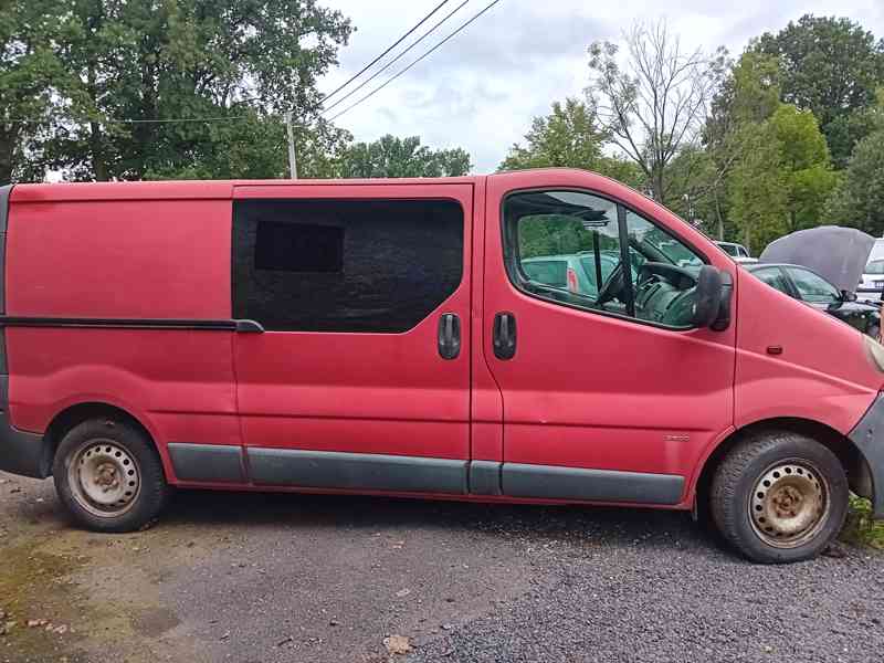 Prodám díly z OPEL VIVARO 1.9 60kW,2002,F9Q-U7 - foto 3