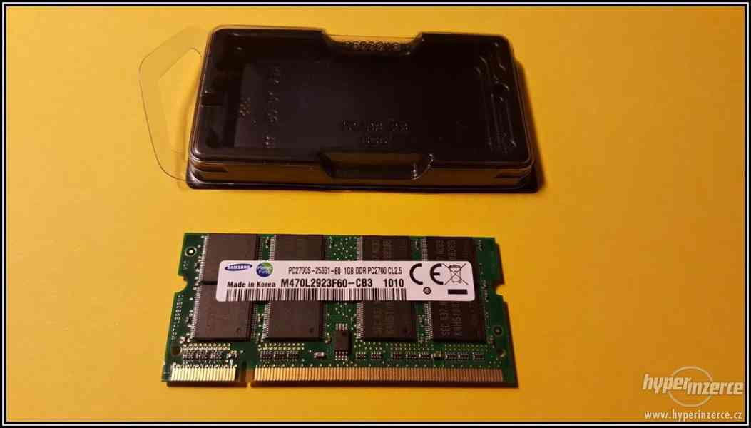 Paměť Samsung 1GB DDR1 pro notebook SO-DIMM - foto 1