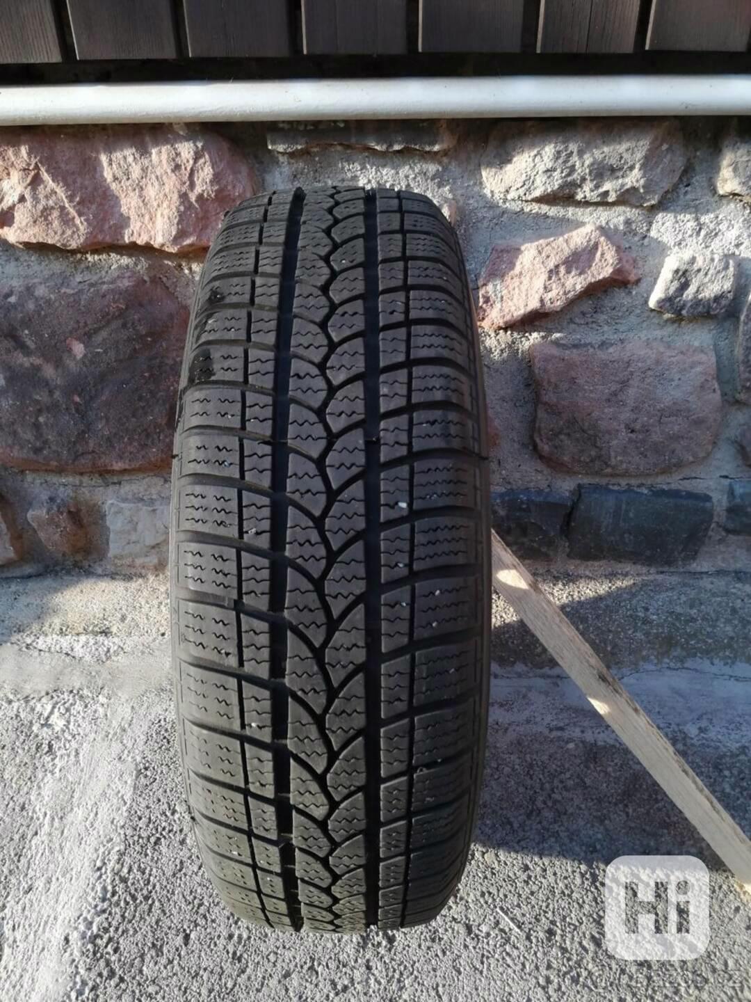 ORIGO OCELOVÉ DISKY 4x100 + ZIMNÍ 90% pneu 175/70R13+POKLICE - foto 1