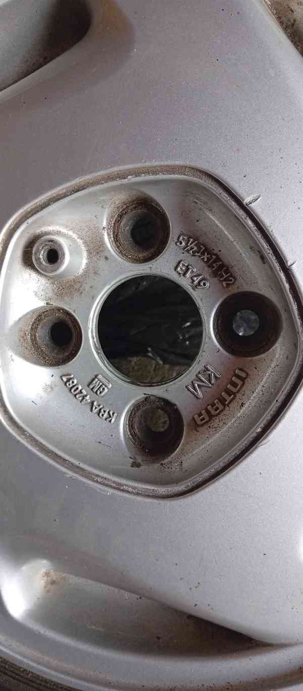 ORIGO OCELOVÉ DISKY 4x100 + ZIMNÍ 90% pneu 175/70R13+POKLICE - foto 8