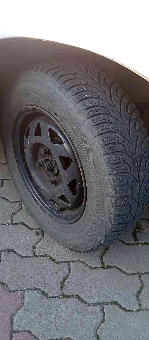 ORIGO OCELOVÉ DISKY 4x100 + ZIMNÍ 90% pneu 175/70R13+POKLICE - foto 5