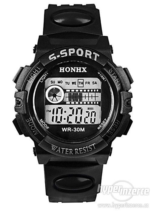 Prodám pánské digitální hodinky HONHX S-Sport černé - foto 1