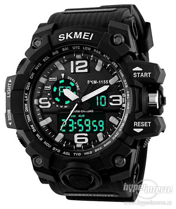 Prodám pánské digitální hodinky HONHX S-Sport černé - foto 2