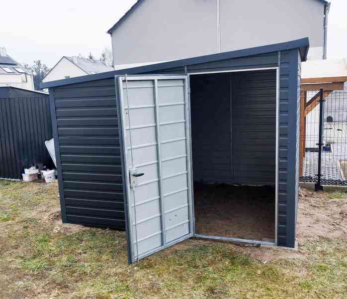 Zahradní domek -  2,5x2,5, dveře, antracit - TS542 - foto 3