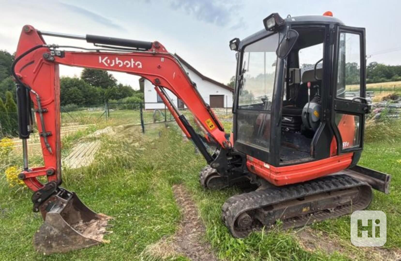 2.6t minibagr Kubota 3 lopaty - foto 1