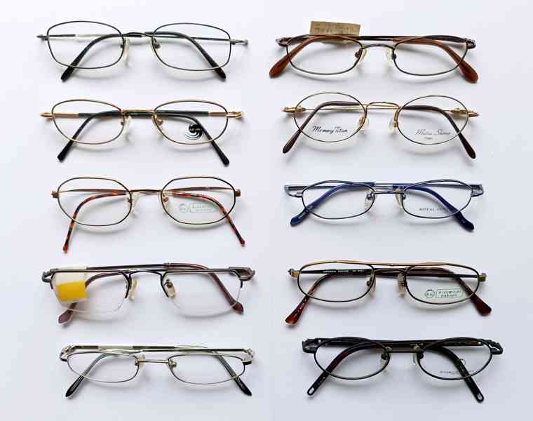 Nové obruby pro dioptrické brýle, 10 kusů - foto 1