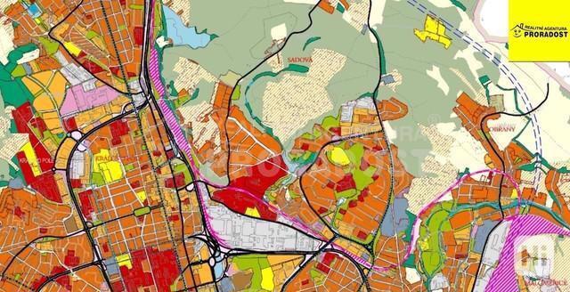 Prodej stavebního pozemku  Brno, Královo Pole, 379 m2, investice - foto 2