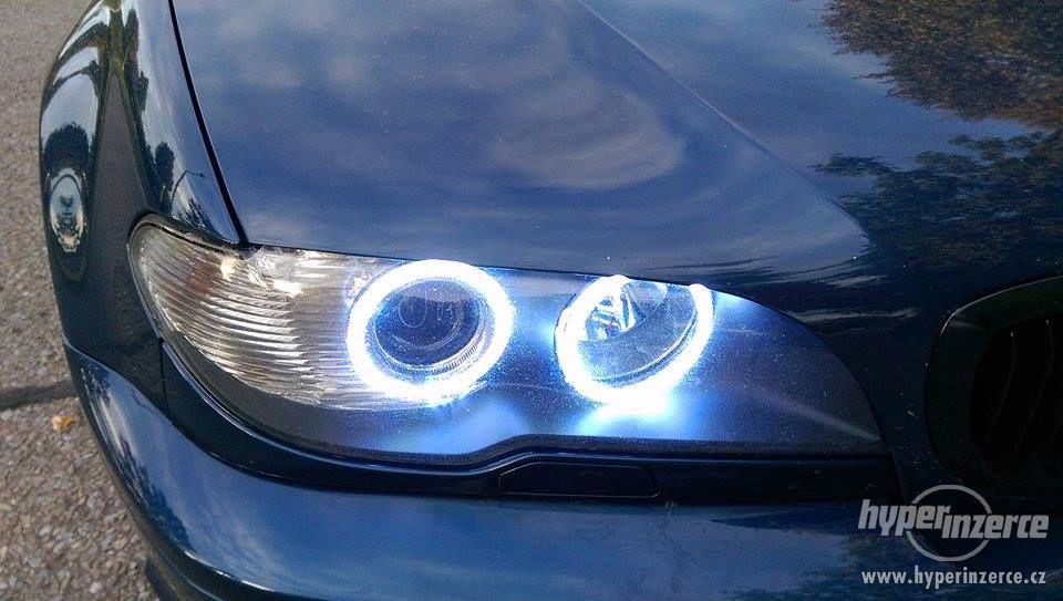 BMW LED COB Angel Eyes kroužky E46 facelift, E87 - foto 1