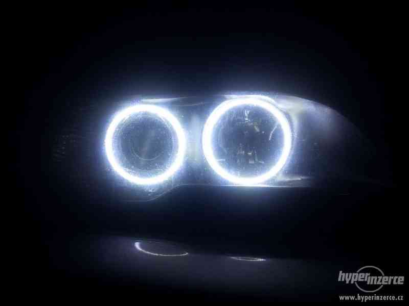 BMW LED COB Angel Eyes kroužky E46 facelift, E87 - foto 2