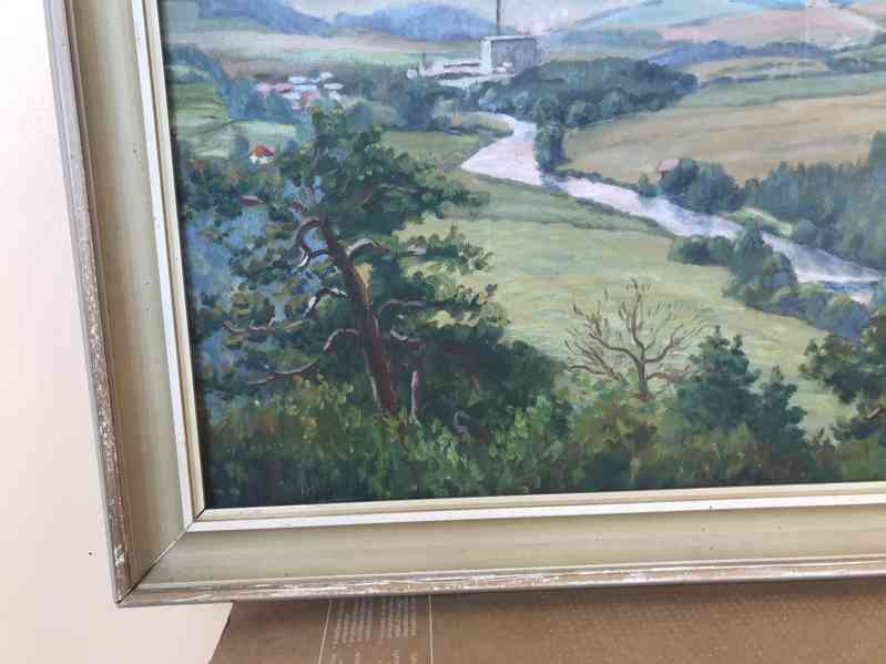 Obraz krajiny 80x60cm Olejomalba. - foto 5