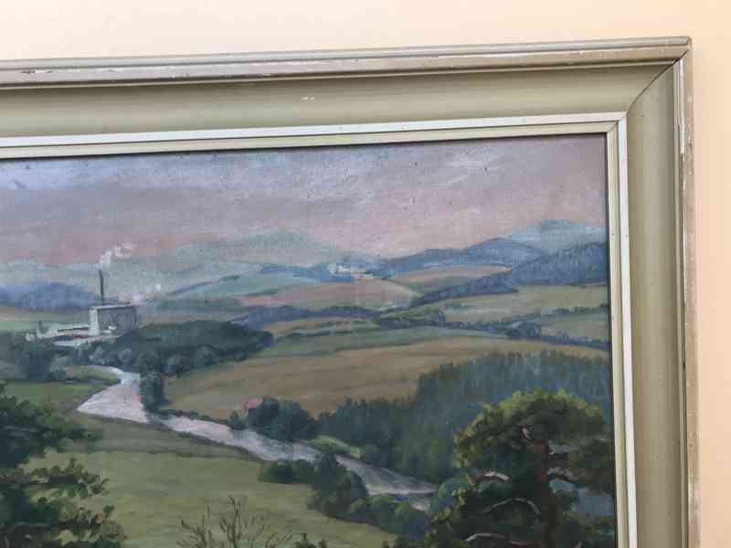 Obraz krajiny 80x60cm Olejomalba. - foto 3