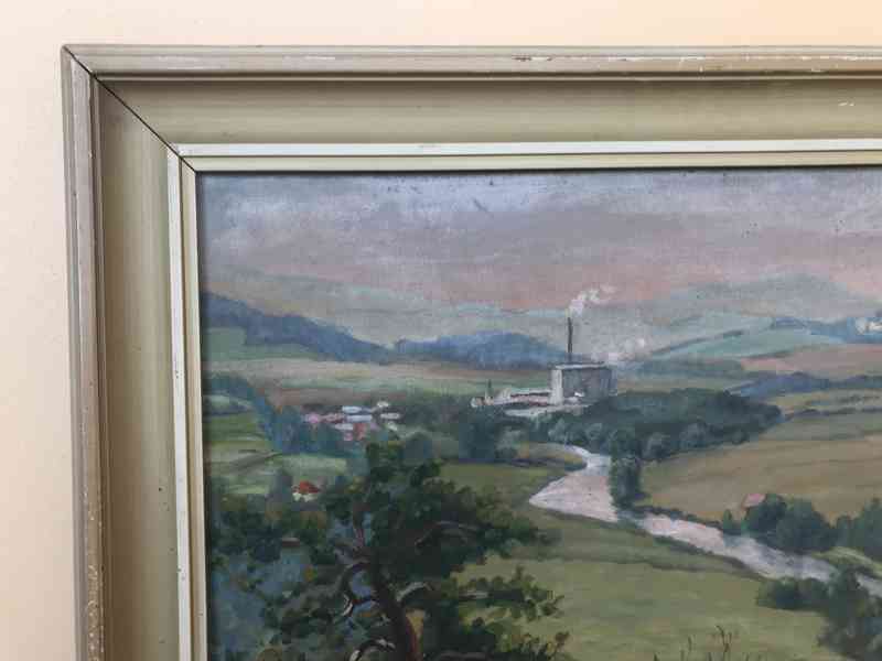 Obraz krajiny 80x60cm Olejomalba. - foto 2