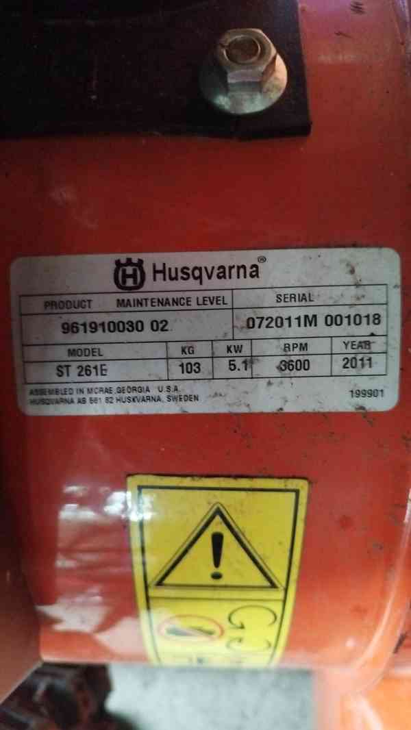 Sněhová fréza Husqvarna ST 261E - foto 7