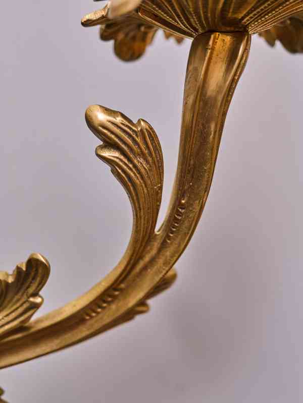 Párové tříramenné apliky / nástěnné lampy LudvíkXV - foto 6