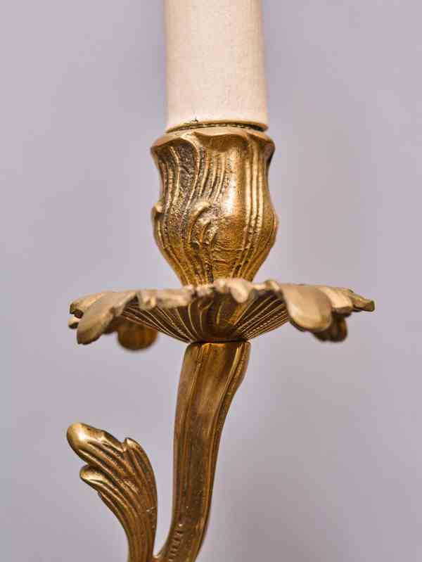 Párové tříramenné apliky / nástěnné lampy LudvíkXV - foto 5