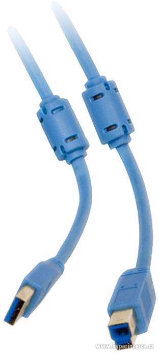 Propojovací USB 3.0 kabel AM-BM 1,8m k tiskárně, skener - foto 1