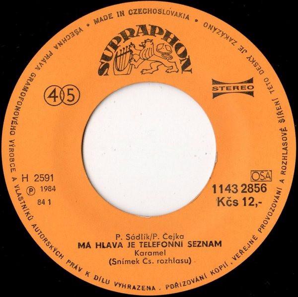 Karamel – Má hlava je telefonní seznam / Návrat z Kosmu (SP) - foto 2