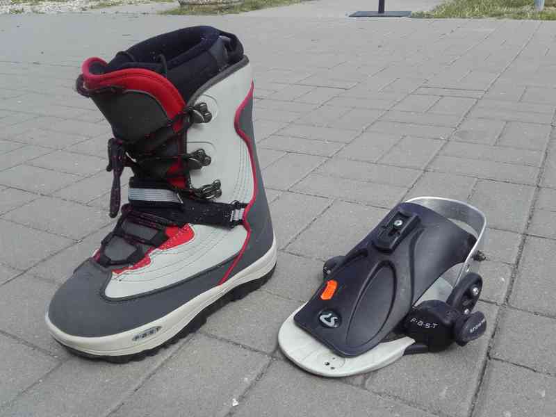 SNB boty vel.38 vč. nášlapného vázání!! - foto 3