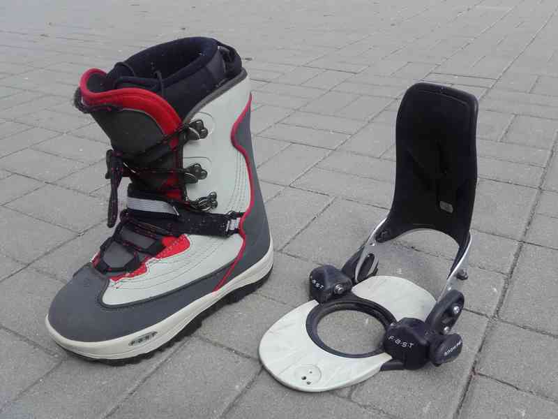 SNB boty vel.38 vč. nášlapného vázání!! - foto 2