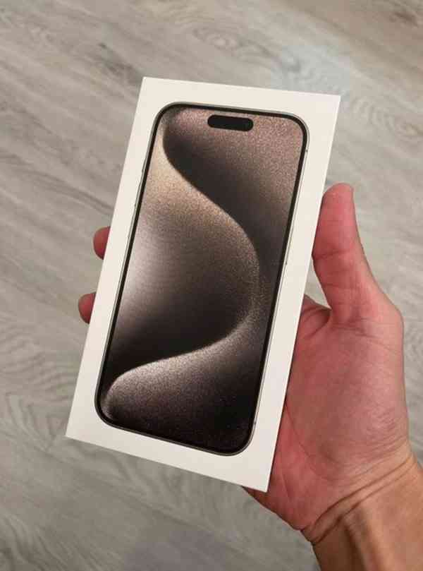 iPhone 15 Pro 256GB v přírodním titanovém provedení. - foto 3