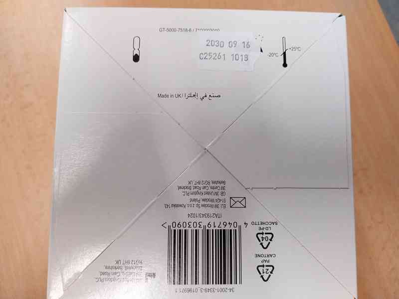 Respirátor mušlového tvaru FFP2, 3M 8810 Nový - foto 4