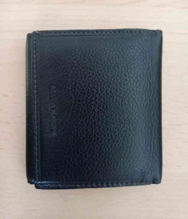 Peněženka kožená NOVÁ, 10,5 cm x 10 cm - foto 2