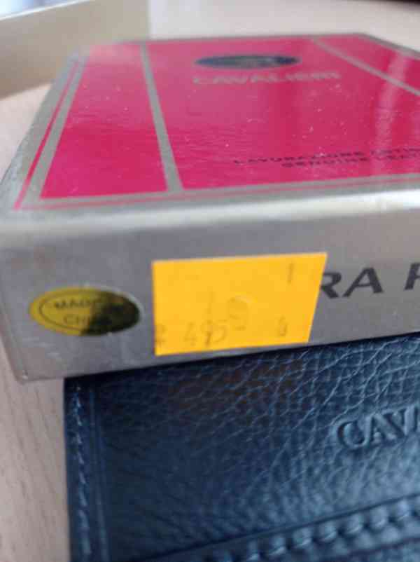 Peněženka kožená NOVÁ, 10,5 cm x 10 cm - foto 6