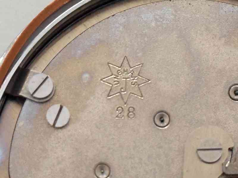 Zajímavé staré německé kapesní stopky Junghans 1/10s. - foto 2