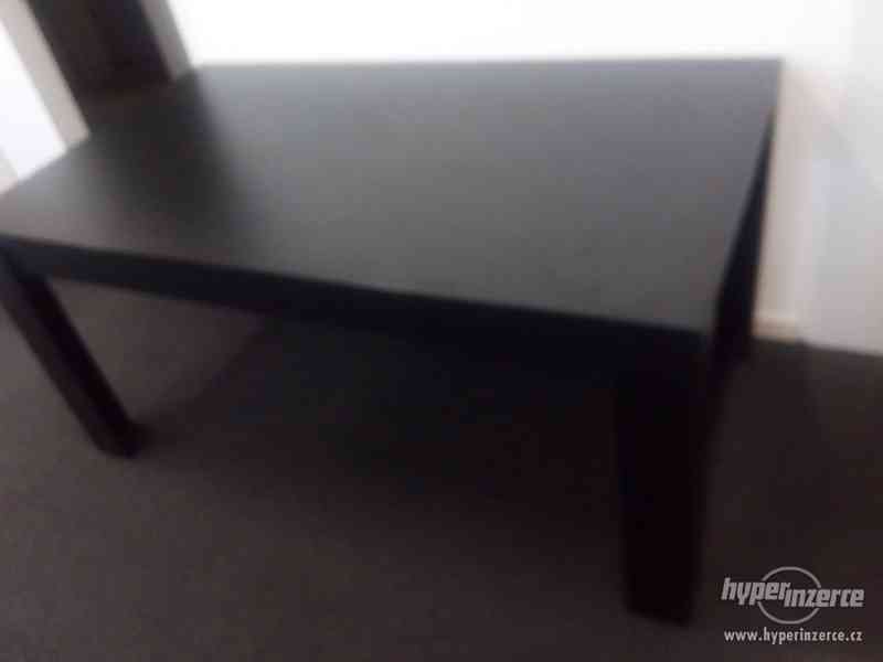 Černý stůl z lamina - foto 1