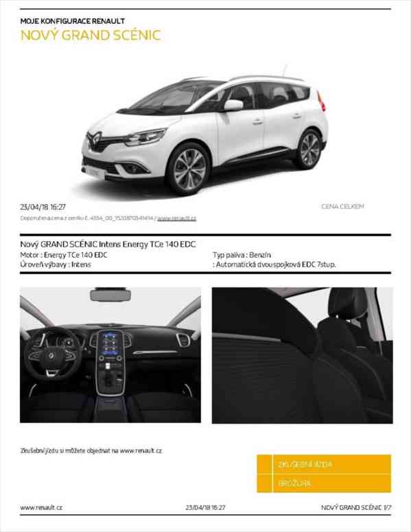 Renault Grand Scénic 1,3   4 z roku 08/2018. Motor 1.3TCe - foto 2