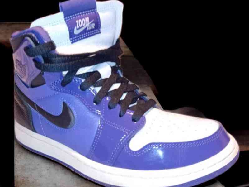 Tenisky Air Jordan 1 High Zoom Air CMFT Purple Patent (W) - foto 8