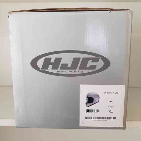 Moto přilba HJC V60 Solid Grey - foto 10