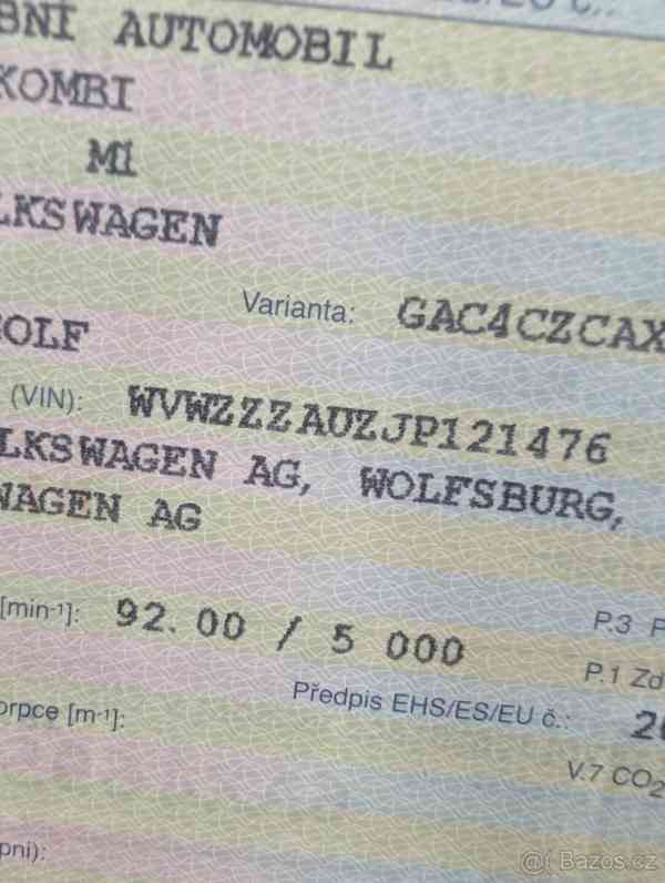 Volkswagen Golf 1,5 TSI přečipováno, 57 086 km Akt - foto 17