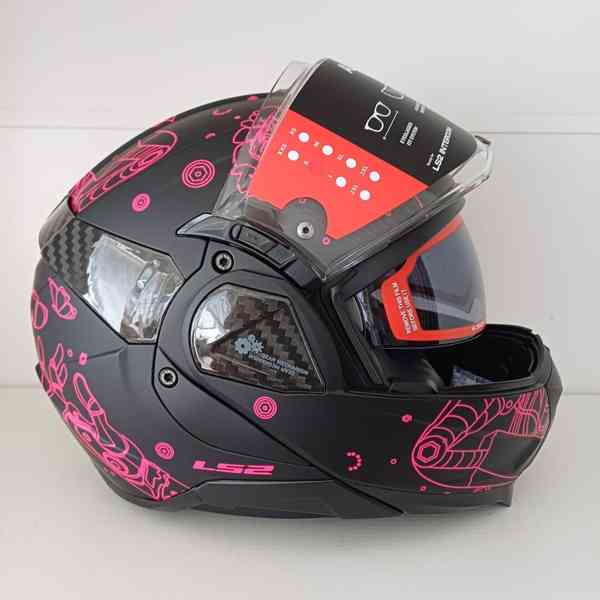 Silniční přilba Ls2 Advant II Sophia Black Pink - foto 5