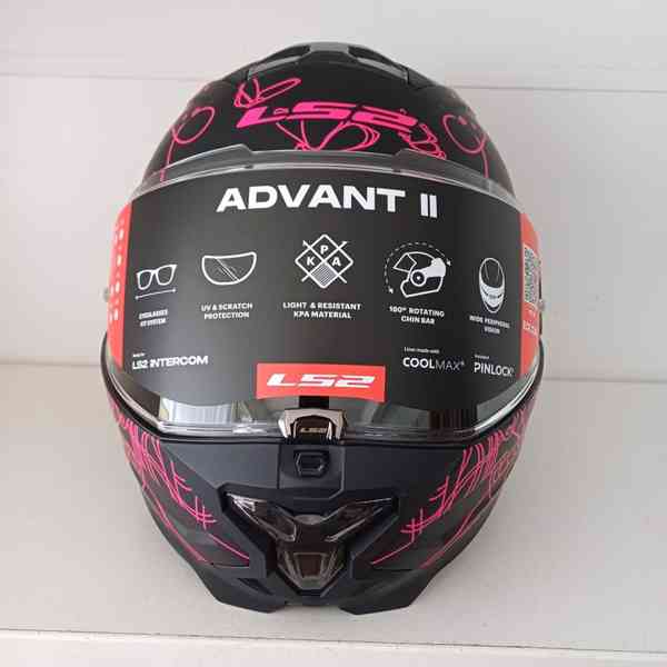 Silniční přilba Ls2 Advant II Sophia Black Pink - foto 4