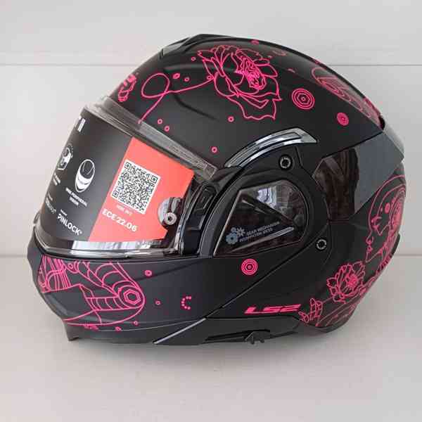 Silniční přilba Ls2 Advant II Sophia Black Pink - foto 3