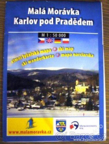 zimní lyžařská mapa Malá Morávka,Karlov pod Praděd - foto 1