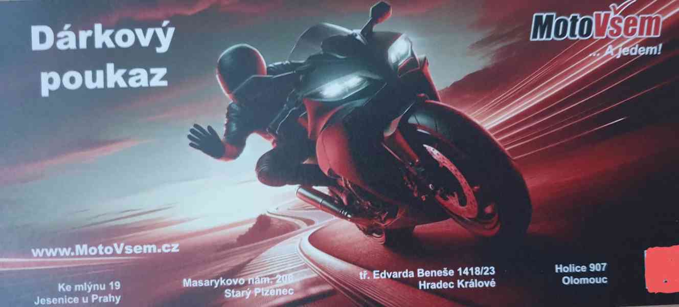 Dárkový poukaz- ( MotoVšem )
