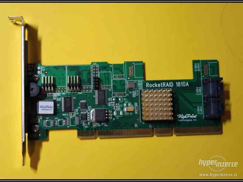 Řadič RAID SATA HighPoint RocketRAID 1810A PCI-X - foto 1