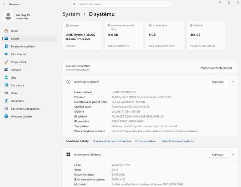 🔥 HERNÍ PC RYZEN 7 3800X, 16GB RAM, RX 5700XT STRIX, SSD 🔥 - foto 7