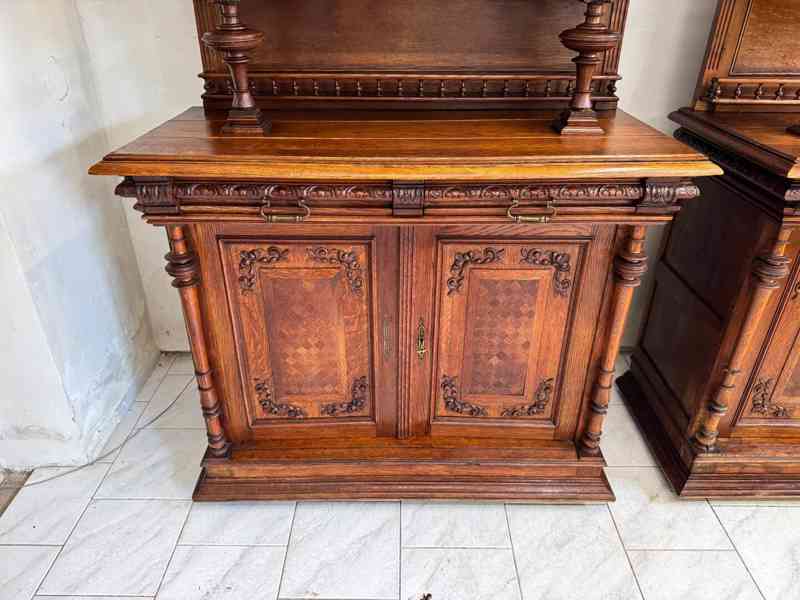 Starožitné párové příborníky Henri II. - foto 7