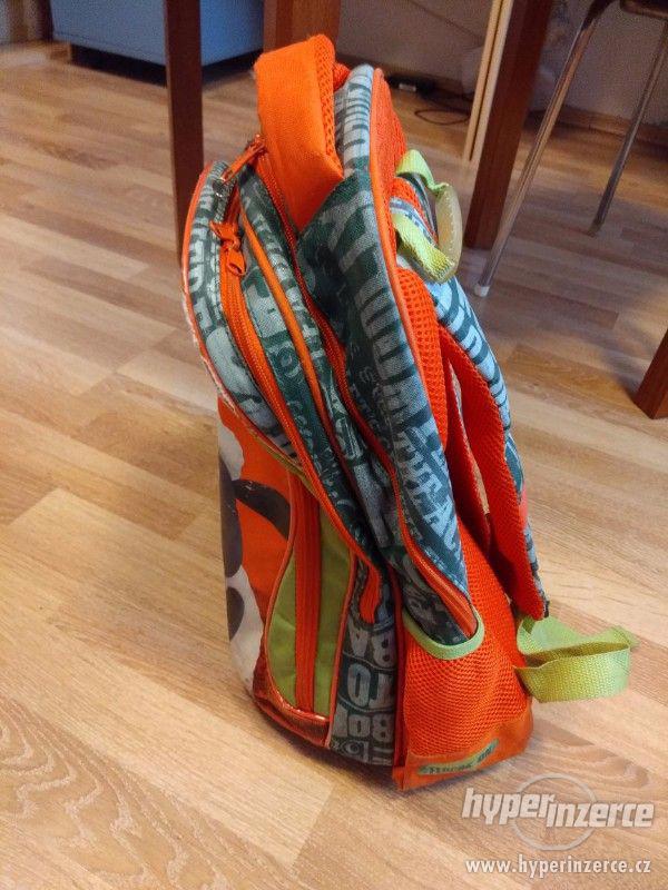 Školní batoh - oranžový - vzor Ovečka Shaun - foto 4