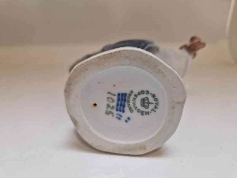 Porcelánová Plastika Kohout Kodaň Copenhagen - foto 6