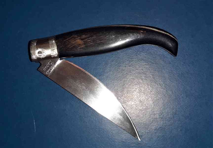 Kapesní zavírací nůž z italské Sardinie -  město Terralba.  - foto 3