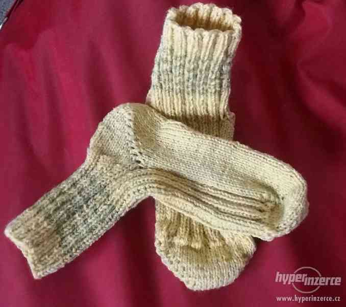 Pletené ponožky - foto 2