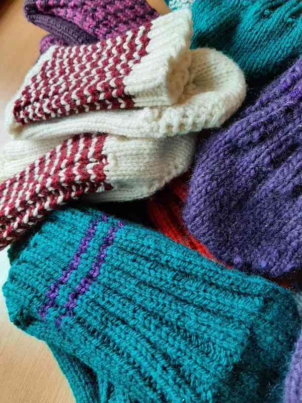 Pletené ponožky - foto 11