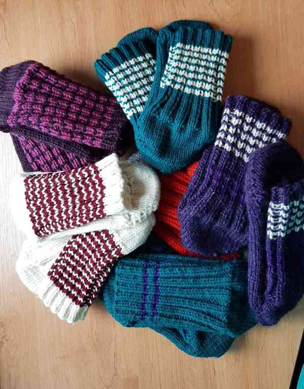 Pletené ponožky - foto 10