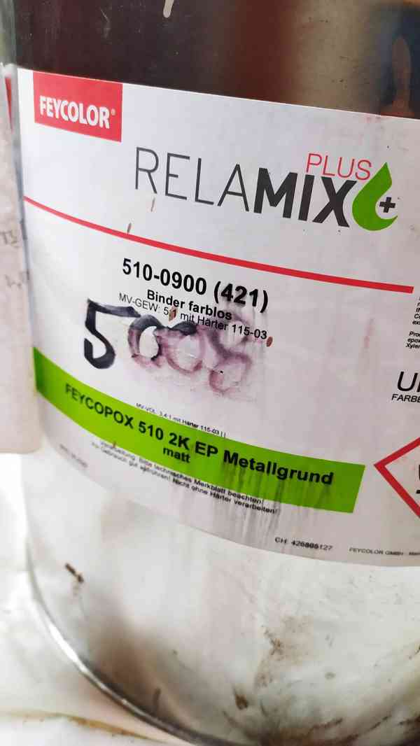 BARVA FEYCOLOR ZÁKLADNÍ EPOX. 25KG  - foto 3